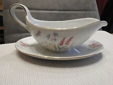 Eschenbach Libelle Gräser W531 Porzellan Sauciere  selten 