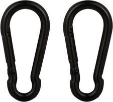 Edelstahl Karabinerhaken 80 mm