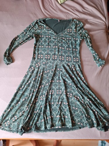 Midikleid kleid langarm jersey - langarm,
