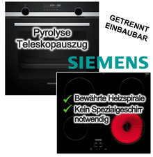 Herdset Siemens Backofen