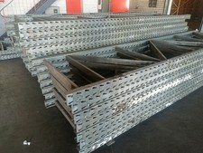 Schwerlastregal Palettenregal Rahmenständer Verzinkt Ohra 4m Hoch 1m tief