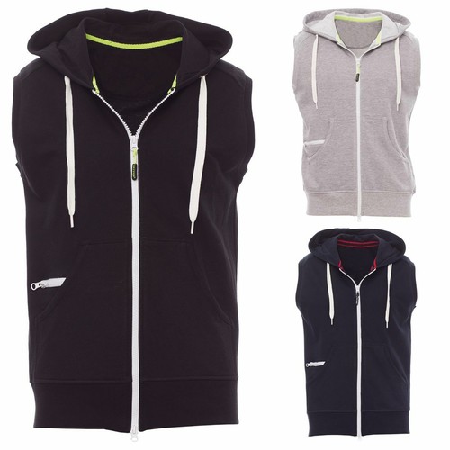Herren sleeveless hoodie - sleeveless,