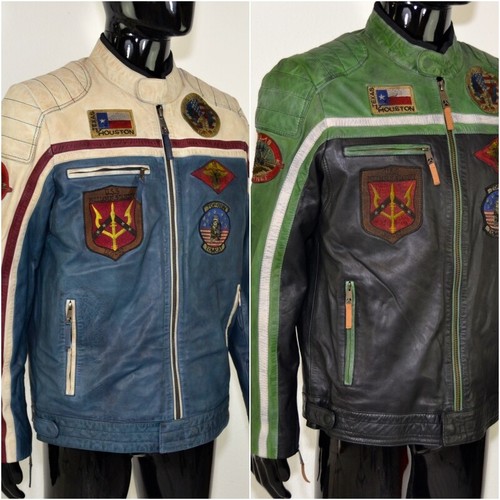 Top gun racing lederjacke - racing,