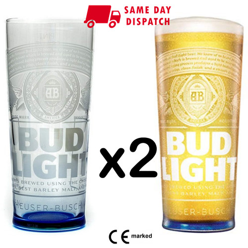 Bud light bier pint - 2,
