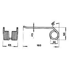 FAIE Ladewagenzinke 5mm zu