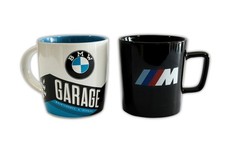 2x BMW Garage Motorrad Kaffee Becher Kaffeetasse Motorsport + Gratis M Tasse