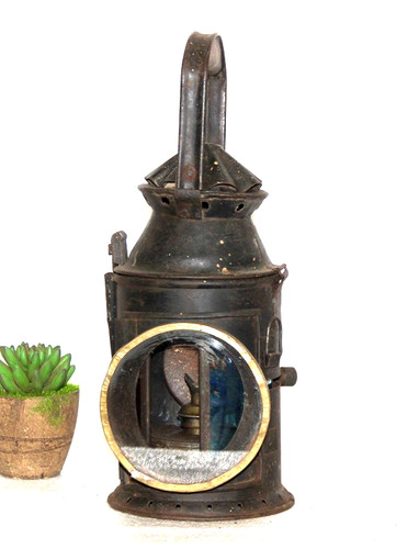 Antike eisenlampe laterne - antike,