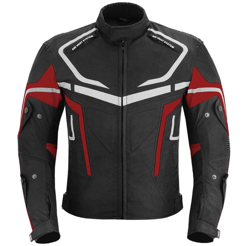 Herren motorradtourjacke rot - herren-motorradtourjacke,,
