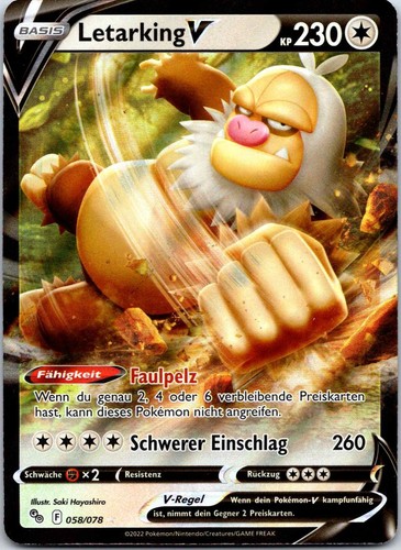 Letarking holo rare v - letarking,