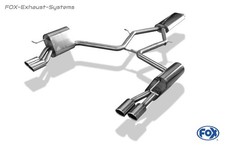  Duplex Sportauspuff-Komplettanlage Mercedes E-Klasse W211 E500 Limo 4x76mm