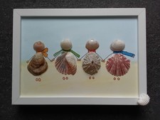 3D Muschelbild Freundinnen mit