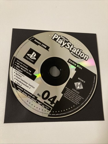 Playstation magazine demo disc - playstation,