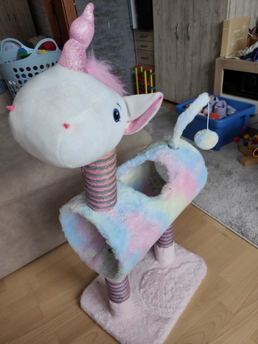 Kratzbaum einhorn stabiler - kratzbaum,