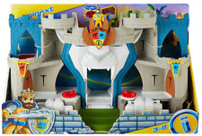 NEU OFFIZIELLES FISHER PRICE IMAGINEXT DAS KÖNIGREICH DER LÖWEN BURG MITTELALTERLICHES SPIELSET