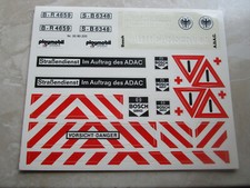 Original Playmobil Aufkleberbogen Sticker 3473 für ADAC Strassendienst 1978