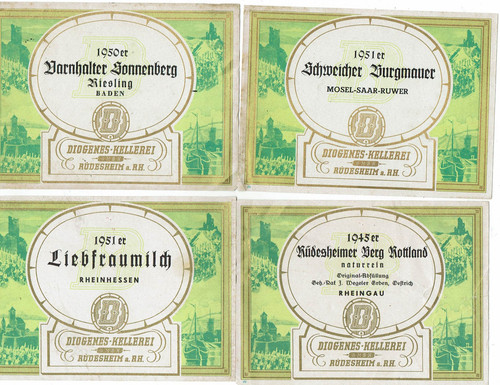 Weinetikett - 4, x