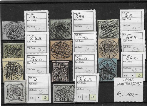 Briefmarken kirchenstaat - briefmarken,