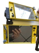 2x SICK PSK1 1005229/9630 0-30m + Halterung Umlenkspiegel für Sender -used-