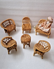 Alte Puppenmöbel Sitzgruppe