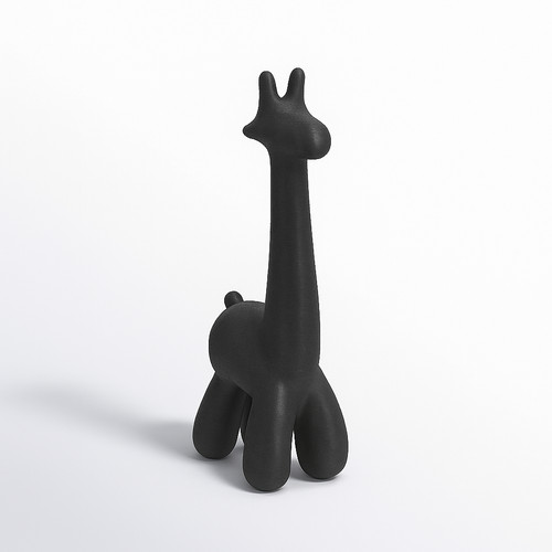 Giraffe figur deko schwarz - giraffe,