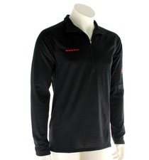 Mammut Sweatshirt Herren Gr.L Polartec Atacazo Light Longsleeve Schwarz 154633