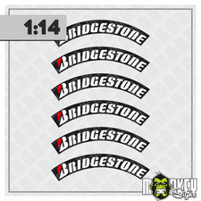 Bridgest. Reifenaufkleber 1:14