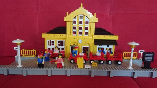 Lego trains metro station - lego,