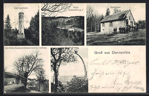 Dannenfels ludwigsturm - ak, dannenfels,