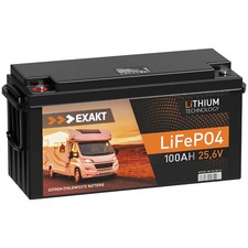 LiFePO4 100Ah 24V Lithium Batterie Wohnmobil Solarbatterie Solar Boot Akku BMS