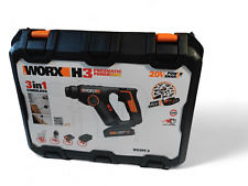 WORX WX394.3 Akku-Bohrhammer inkl Akku und Ladegerät