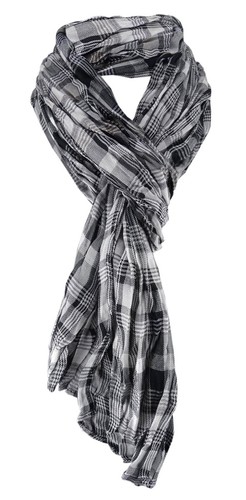 Raffschal silber grau - silber,