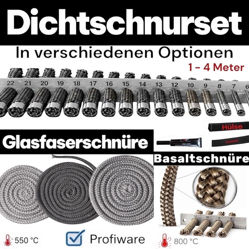 Kamindichtung set ofendichtung - set,