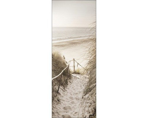 Glasbild nordic beach - glasbild,