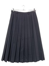 LADY H. Faltenrock Damen Rock Gr. DE 42 blau Casual-Look