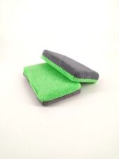 2x Applikator Schwamm Microfaser Pad Polierpad Coating Wachs Versiegelung Auto