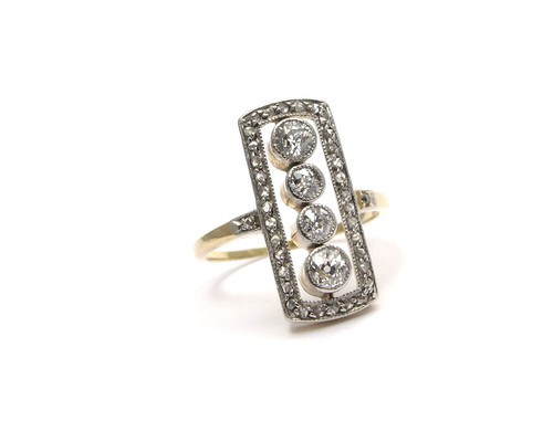 Antiker ring gold 585 - ring,