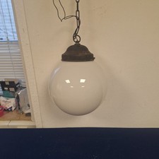 Alte Kugellampe Deckenlampe um
