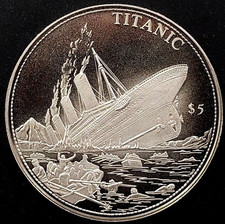 2004 Liberia 5 $ Münze