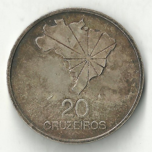 Brasilien cruzeiros silber - 20,