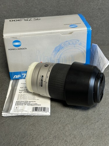 Kamera objektiv konica minolta - kamera,