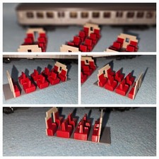 Märklin H0 4082 - Einrichtung Silberling 2.Kl. Varianten. 3D Druck. Neu