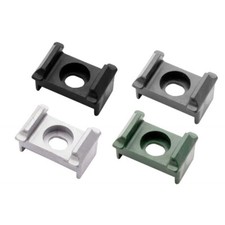 Mattenhalter für Zaunpfosten Auflagebock mit Nase für Doppelstabmattenzaun