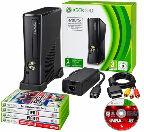 Xbox 360 mit - 5, spielen