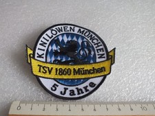 TSV 1860 MÜNCHEN - Aufnäher - FAN CLUB - KINILÖWEN MÜNCHEN - Nr.1