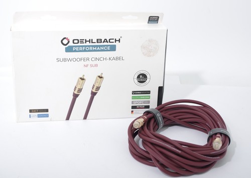 Oehlbach subwoofer cinch kabel - subwoofer, cinch-kabel