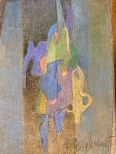 Sehr Schöner Ausdruckszeichnung 1997 Frederic Gisselbrecht Ausdruckskunst