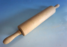 Vintage Wellholz Nudelholz Teigroller Teigrolle Holz 42 cm  (F025-002)