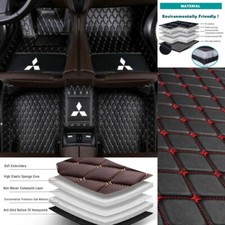 Für Mitsubishi 1995-2024 Alle Modelle Auto Fußmatten Auto Teppiche Wasserdichte