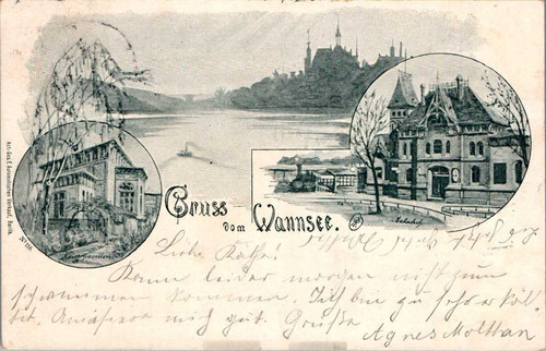 Litho gruss aus - aus, berlin