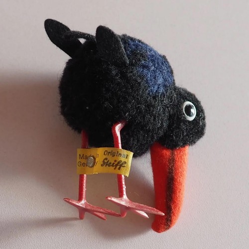 Steiff rabe wollminiatur - rabe,